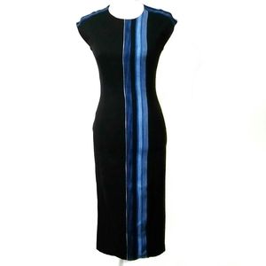 Rachel Roy Blue Violet Maxi Shift Dress Size 0 NWT